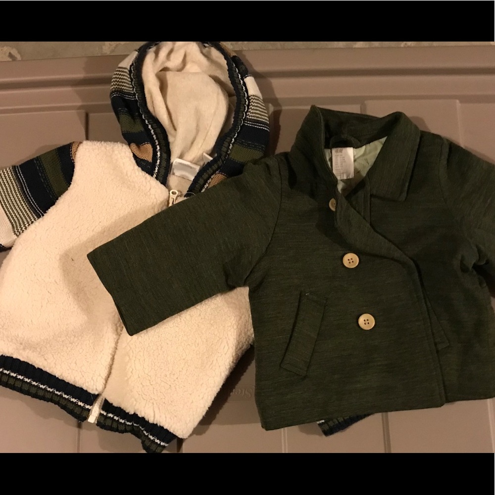 Sweatshirt and jacket